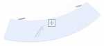 Compatible Washing Machine And Tumble Dryer Door Handles - Handle With Axles White Alternative For Bosch-siemens 00481710