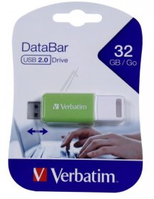 Verbatim Usb-stick 2.0 - V Databar Usb 2.0 Drive Green 32gb