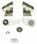 Smeg Door Hinges For Washing Machines - 690072418 Left Hinge+right Kit Wash