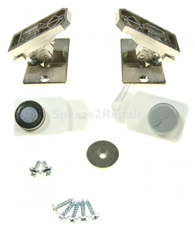 Smeg Door Hinges For Washing Machines - 690072418 Left Hinge+right Kit Wash