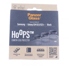 Panzerglass Display Protective Film - 1207 Panzerglass Hoops Camera Lens Protector Samsung Galaxy S24 | S23 | S23 Plus | Black