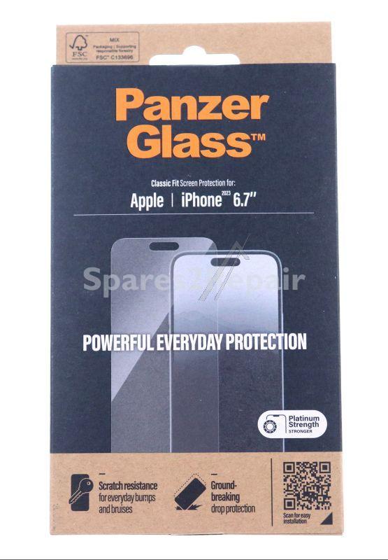 Panzerglass Display Protective Film - 2807 Panzerglass Screen Protector Iphone 15 Plus | Classic Fit