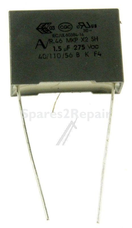 Kemet Pulse Capacitors - 1 5uf-275vac X2 Mpp Capacitor Rm=22 5mm - R46KN415040P1M