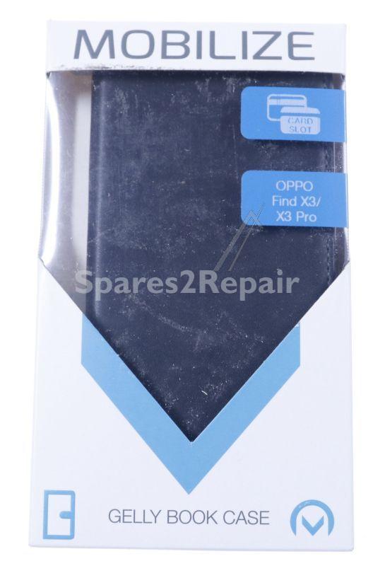 Mobilize Leather Bag Gsm - 27032 Mobilize Classic Gelly Wallet Book Case Oppo Find X3 Pro Black