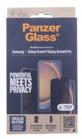 Panzerglass Display Protective Film - P7365 Panzerglass Privacy Screen Protector Samsung Galaxy Xcover7 | Xcover6 Pro | Ultra-wide Fit