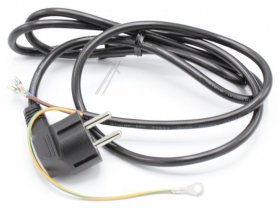 Mains Power Lead - 5013272469 3x0 75 H05vv-f L1700 Black Ready (eu) [Delonghi]
