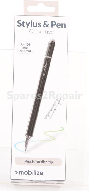 Mobilize Pens For Organiser - 80217 Mobilize High Sensitive 2in1 Capacitive Stylus Pen Input Pen Black