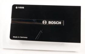 Detergent Dispenser Cover - 12050167 Tray Handle-dispenser Ground Body White Front Black - Isensoric - I-dos - Made In Germany [Bosch Siemens]