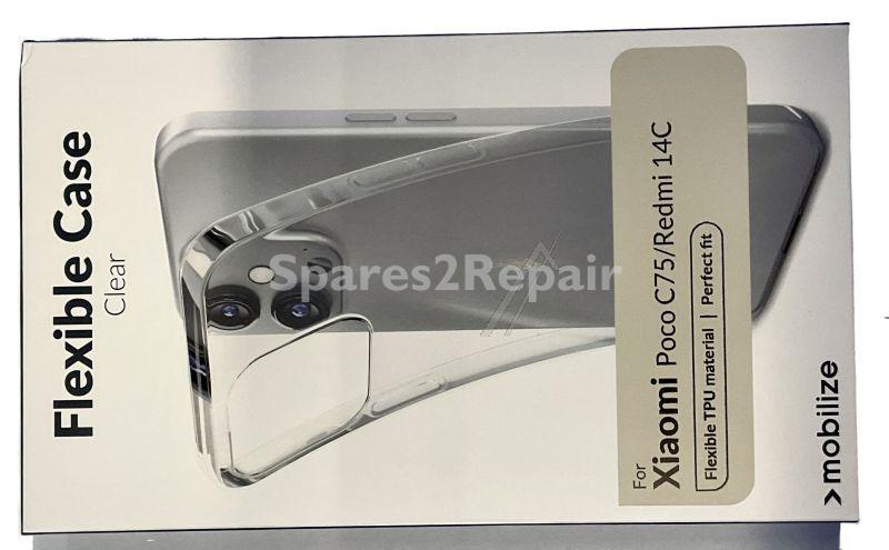 Mobilize Leather Bag Gsm - 80309 Mobilize Gelly Case Xiaomi Poco C75-redmi 14c Clear