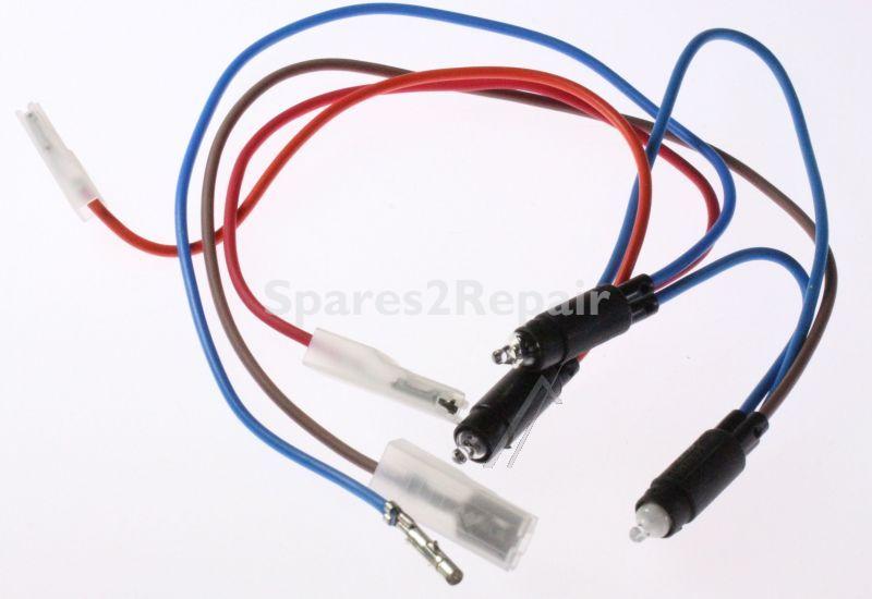 Harness - C00195895 482000030242 Indicator Light Harness (amp) [Whirlpool Indesit]