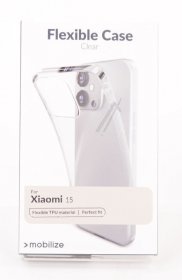 Mobilize Leather Bag Gsm - 80227 Mobilize Gelly Case Xiaomi 15 Clear