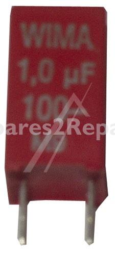 Wima Mks2 Pulse Capacitor - 1 0uf-100v Mks2d041001k00kssd Mks2 Capacitor Rm=5 0mm 7 2x13x7 2mm