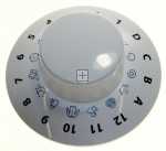 Button - C00267555 482000030860 Wash Timer Knob White Pw Arsf [Whirlpool Indesit]