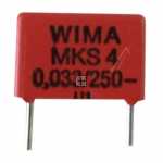 Wima Mks4 Pulse Capacitor - 0 033uf-250v Mks4f023303c00kssd Mks4 Metal Capacitor Rm10 -rohs-