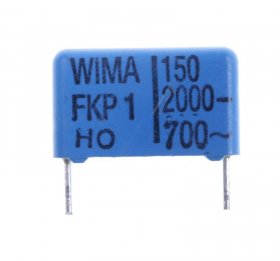 Wima Fkp1 Pulse Capacitor - 150pf-2000v Fkp1u001504b00kssd Fkp1 Pulse Capacitor Rm=15mm -rohs Compliant-