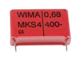Wima Mks4 Pulse Capacitor - 0 68uf-400v Mks4g036805d00mssd Mks4-capacitor Rm22 5
