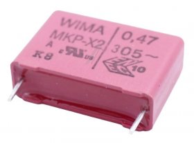 Wima X2 Emi Suppression Capacitor M - 0 47uf-305vac Mkx2aw34705f00kssd Mkp-x2 Suppression Capacitor Rm=22 5mm -rohs-