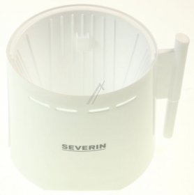 Severin Coffee Funnel - 8459048 Filter Pure White With Grey Print Drip Stop Spring And Gasket