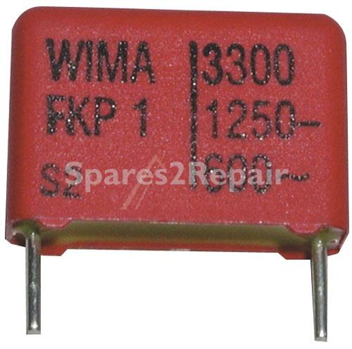 Wima Fkp1 Pulse Capacitor - 3300pf-1250v Fkp1-impulskondensator Rm=15mm