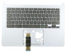 Acer Fr French Notebook keyboards - 6b hkdn7 014 Cover Upper Silver W-kb French Chrome