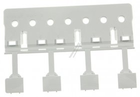 Button - C00448118 481010851700 Button Assembly Opt 7-4 gry tl-r 15 [Whirlpool Indesit]