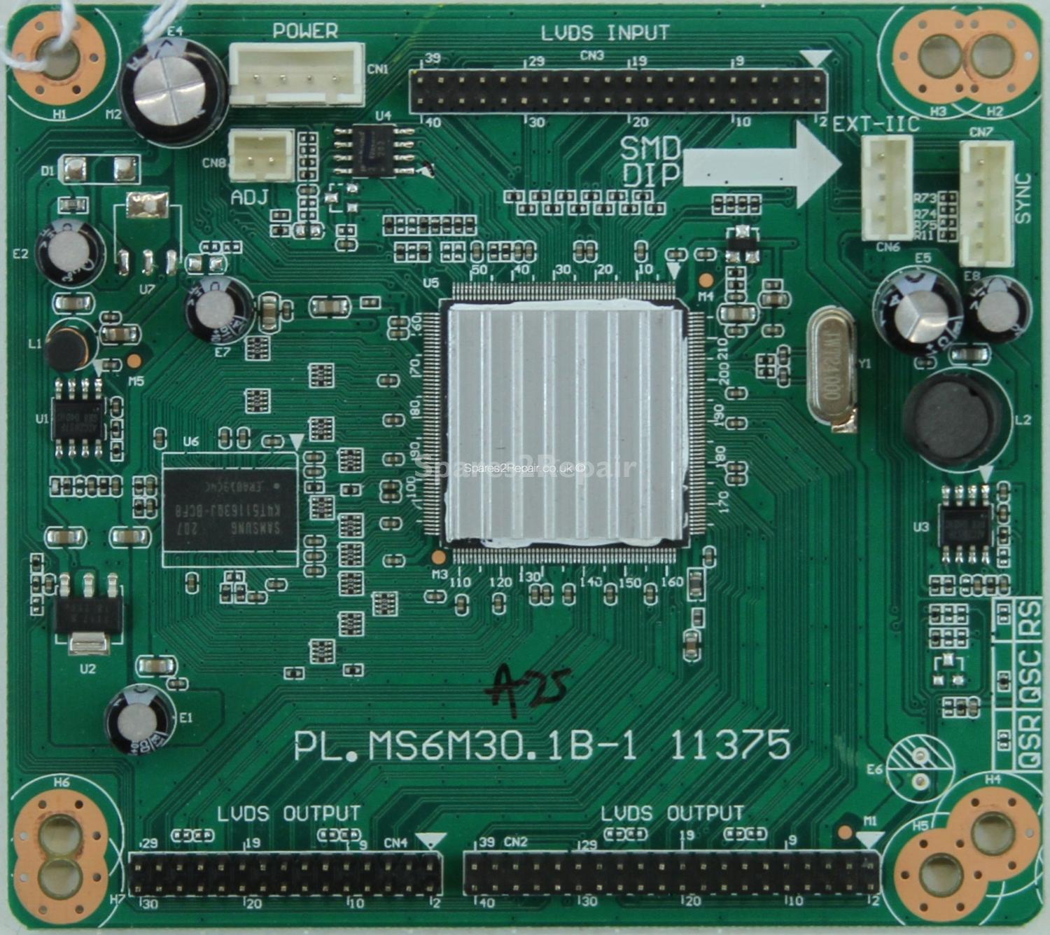 Baird TE46LED BK - Digital Board - PL.MS6M30.1B-1 - 11375 - 1A2C0638 - T420HW07