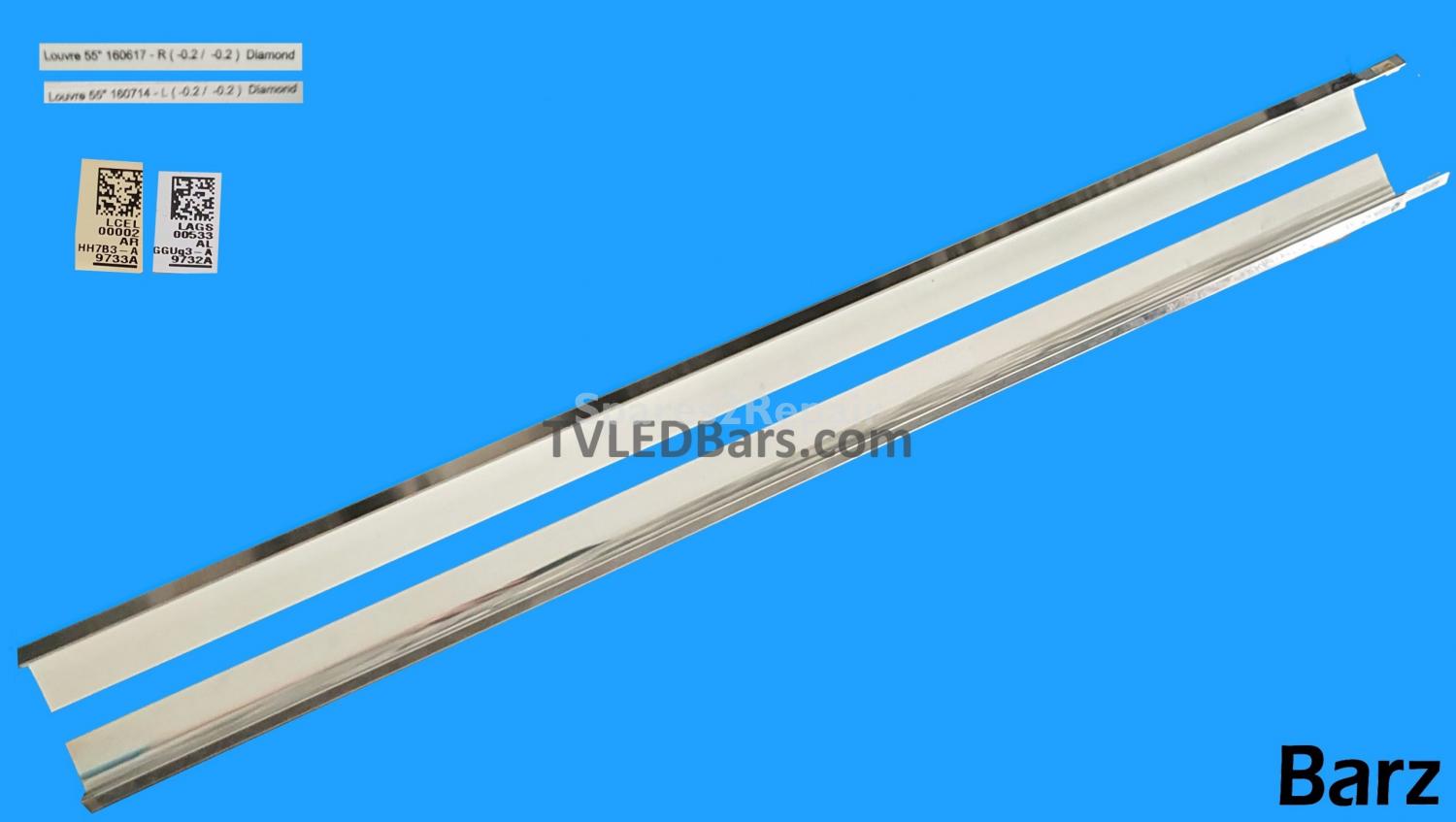 Samsung 55 inch Full LED Backlight Array - BN96-39730A - BN96-39731A - V6LF_550SFA_LED37 - V6LF_550SFB_LED37
