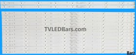 Barz LED Backlight Array JVC LT-55C550 55" LC550DUY-SHA2 LED55D07A LED55D08B 14pcs
