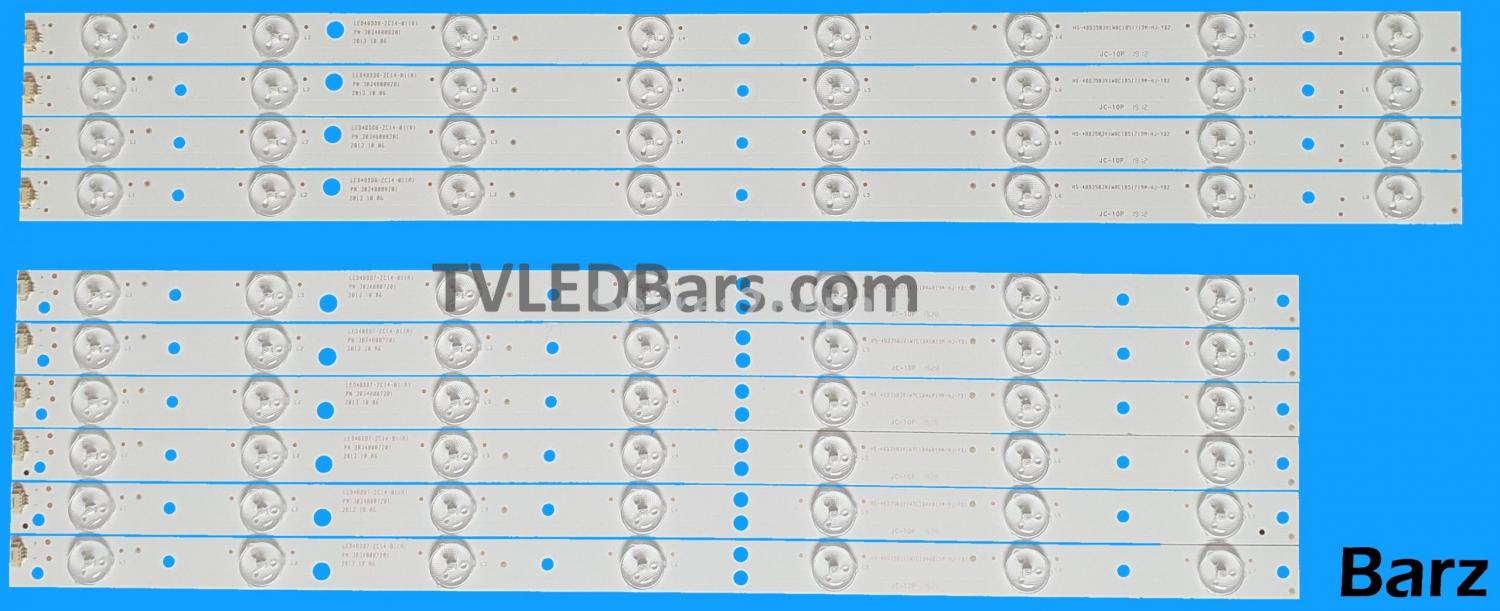 Barz LED Backlight Array JVC LT-48C540 48" LSC480HJ01-8 LED48D8-ZC14-01 LED48D7 10pcs