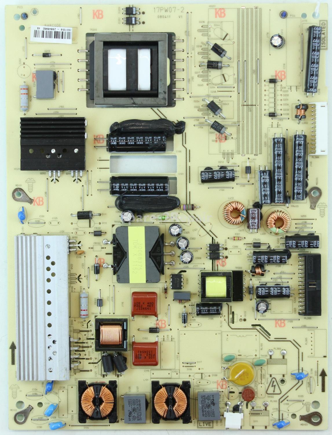 Celcus LED32S913HD - PSU - 20557059 - 17PW07-2 V1 - 080411