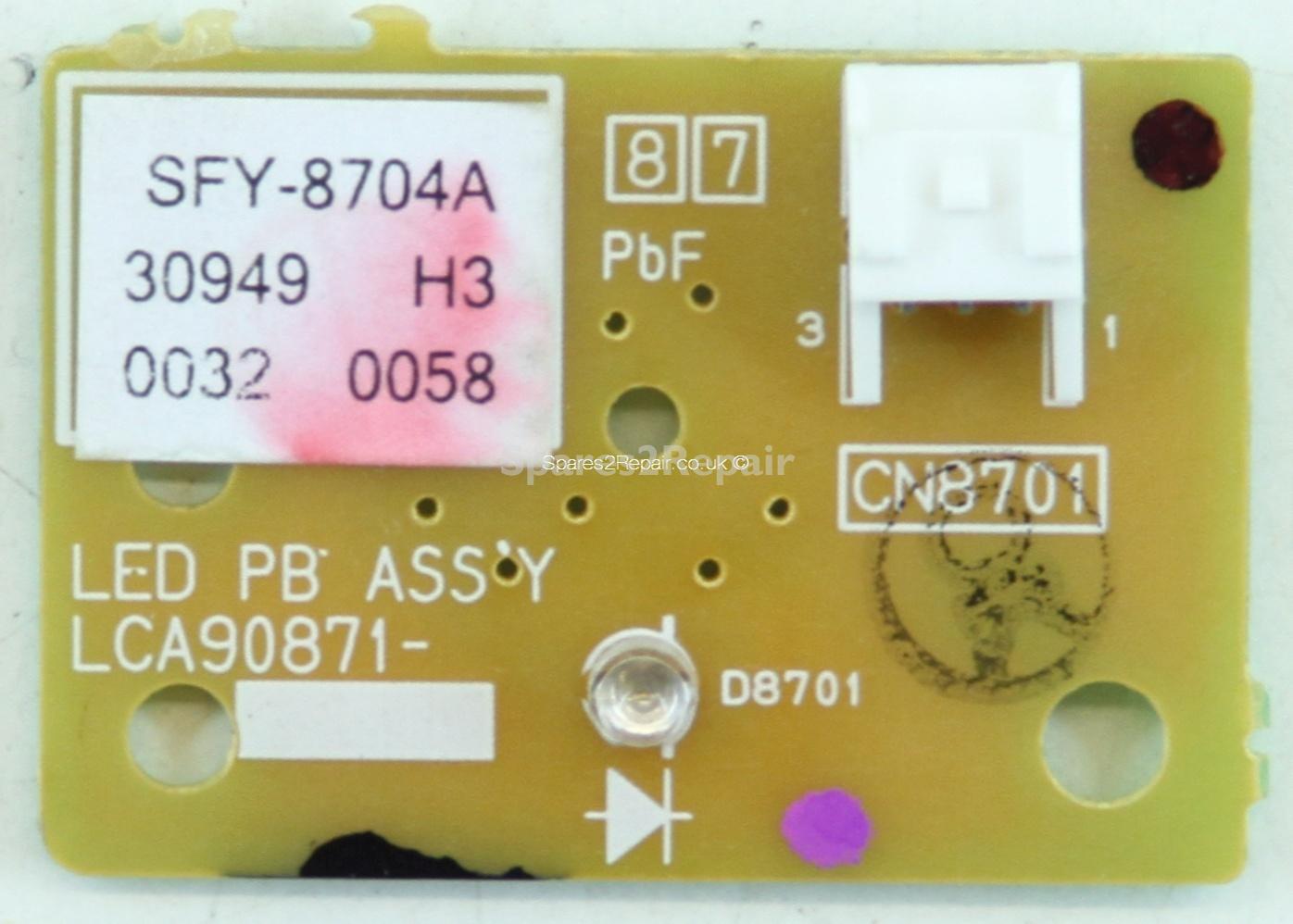 JVC LT-37DV1BJ - LED - LCB90871-001A - SFY-8704A - 30949 - LED PB ASSY