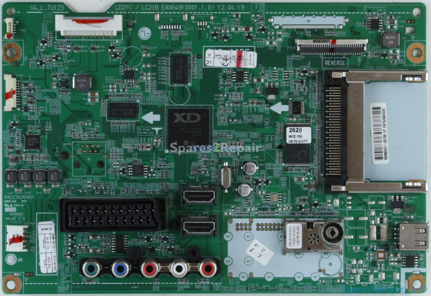 LG 32LS3400 - Main AV - EAX64910001(1.0) - EBT62082620