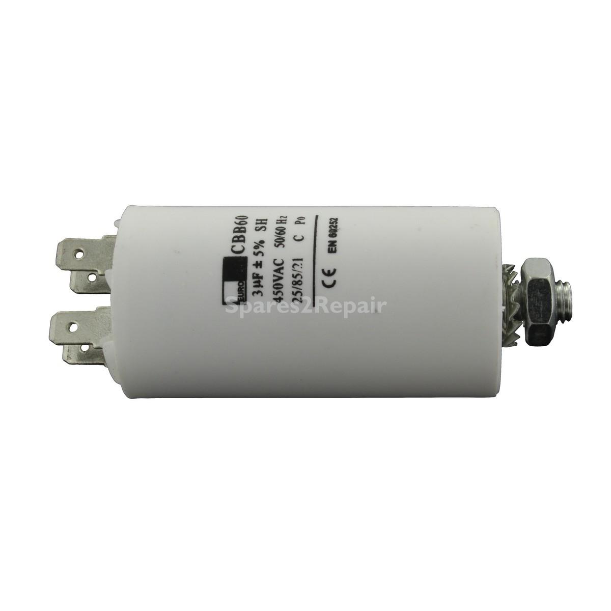 Universal Capacitor (3uF / 3MFD, 450VAC)