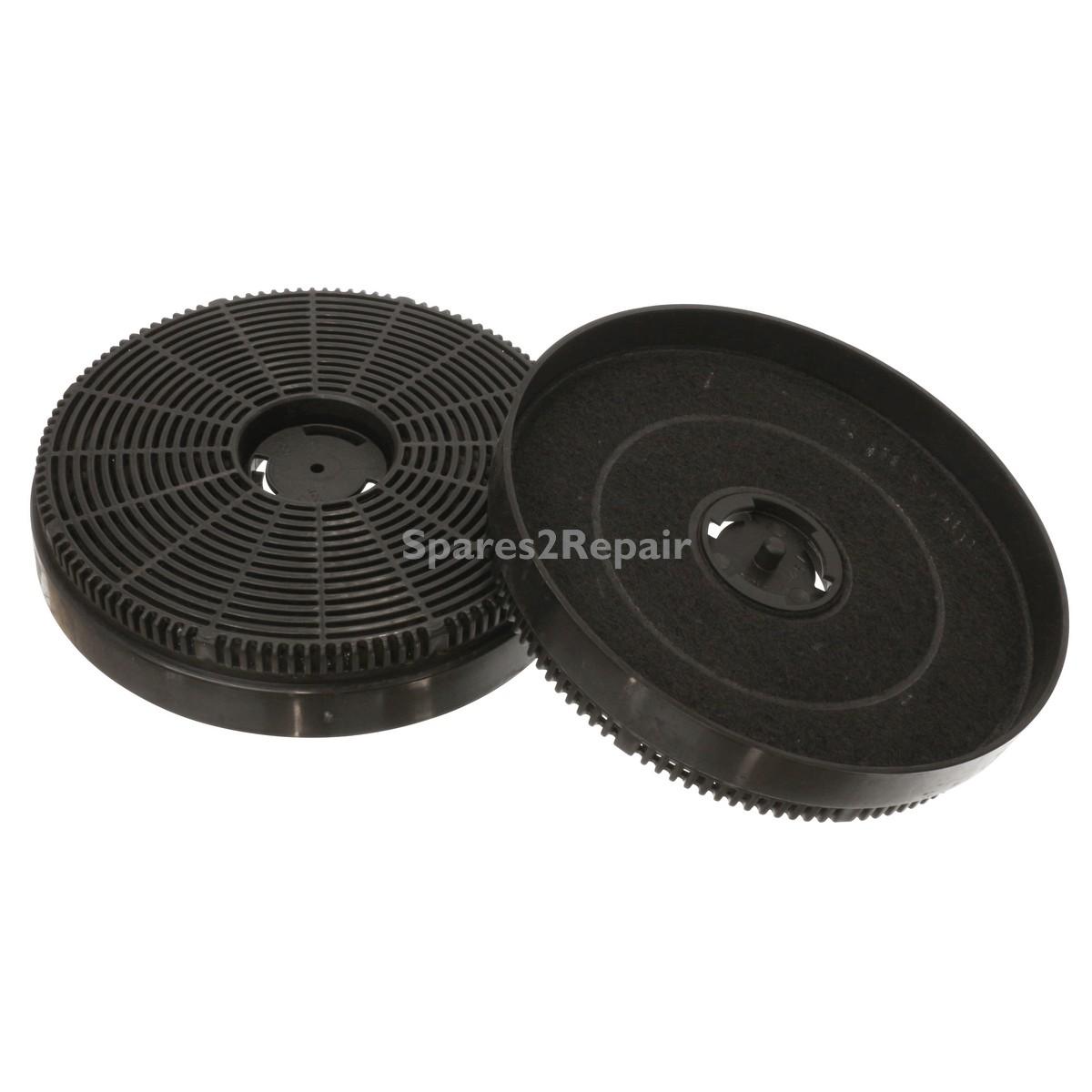 Compatible for Russell Hobbs RHSCH601, RHSCH901, RHGCH601, RHGCH901, RHGCH702B-M, RHGCH902B-M, RHGCH603DS, RHGCH903DS, RHICH904DB Type Cooker Hood Carbon Charcoal Filters (Pack of 2)