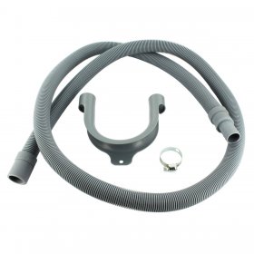 Universal Drain Hose with Moulded End Extension Kit (1.5m Length, 19mm & 22mm Fitting)