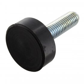Universal Appliance 10mm Thread Rubber Castor Levelling Foot (Pack of 1)