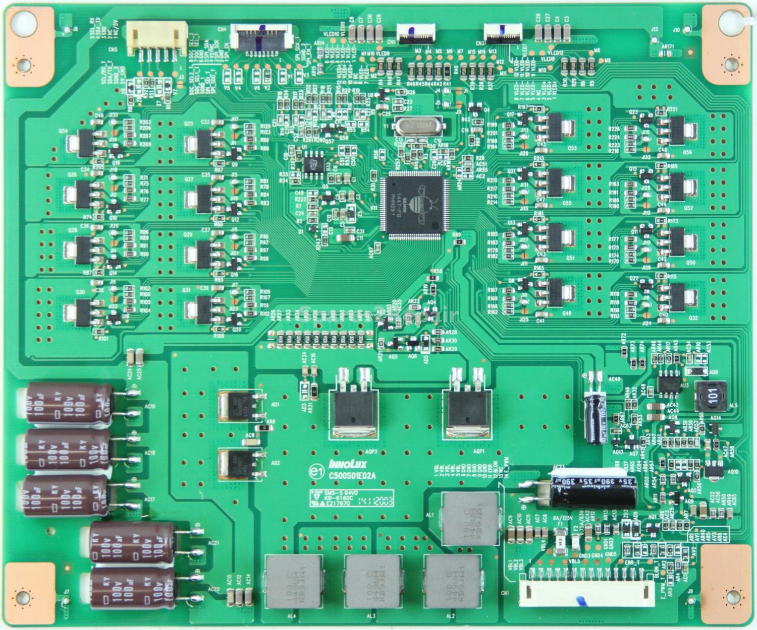 Philips 50PUS6809 - LED Driver Board - C500S01E02A e1 - L500S102EB-C008