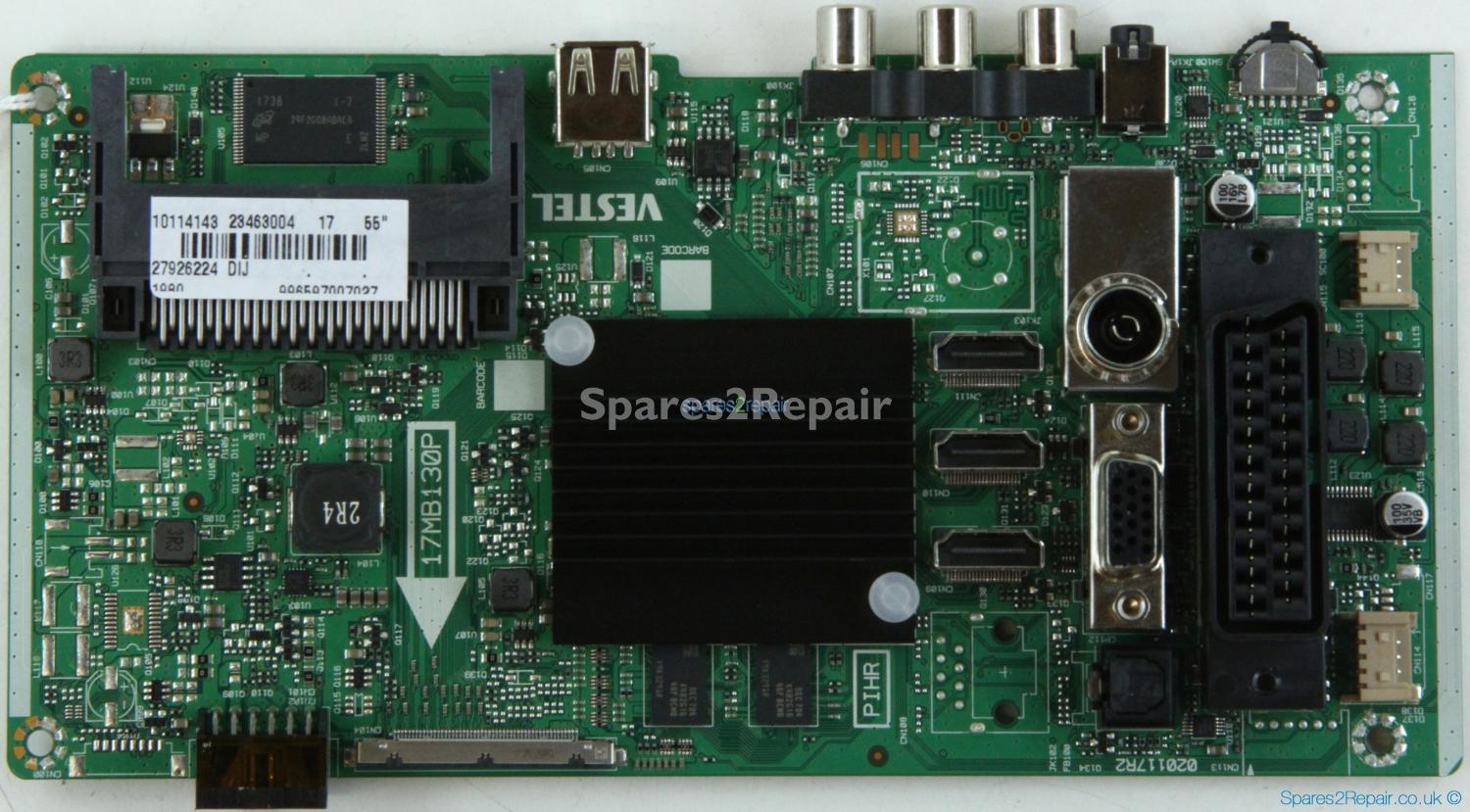 Philips 55HFL2879T/12 - Main AV - 23463004 - 17MB130P - 020117R2