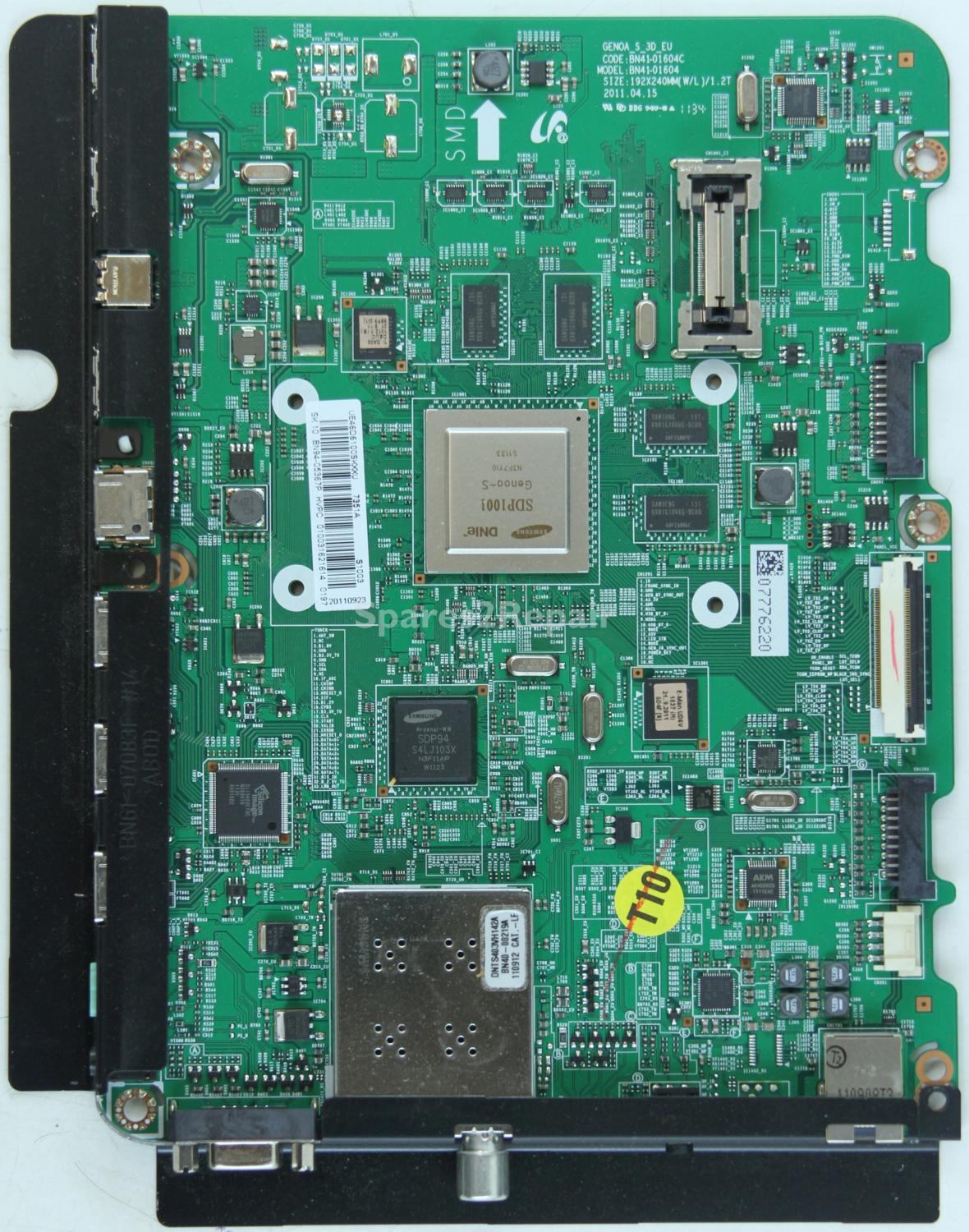Samsung UE46D100 - Main AV - BN94-05367P - BN41-01604C - GEN0A_S_3D_EU