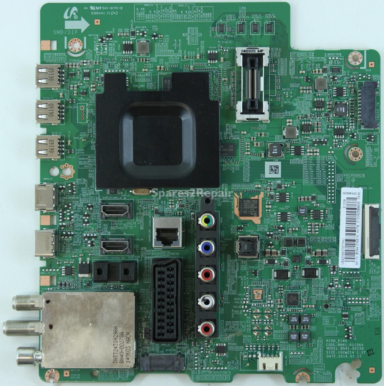 Samung UE40H6670ST - Main AV - BN94-07457K - BN41-02156A - HIGH_X14H