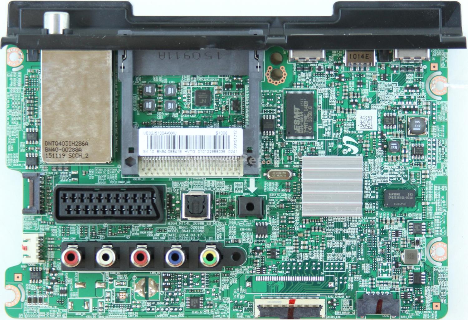 Samsung UE32J5100AK - Main AV - BN94-08841E - BN41-02098B - HIGH_NT14L_2098B_EU_MIDDLE