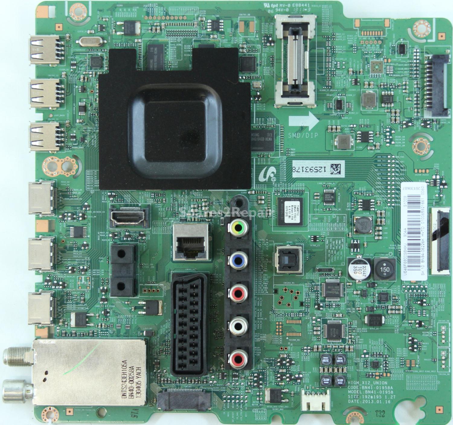 Samsung UE46F6800SB - Main AV - BN94-06226K - BN41-01958A - HIGH_X12_UNION