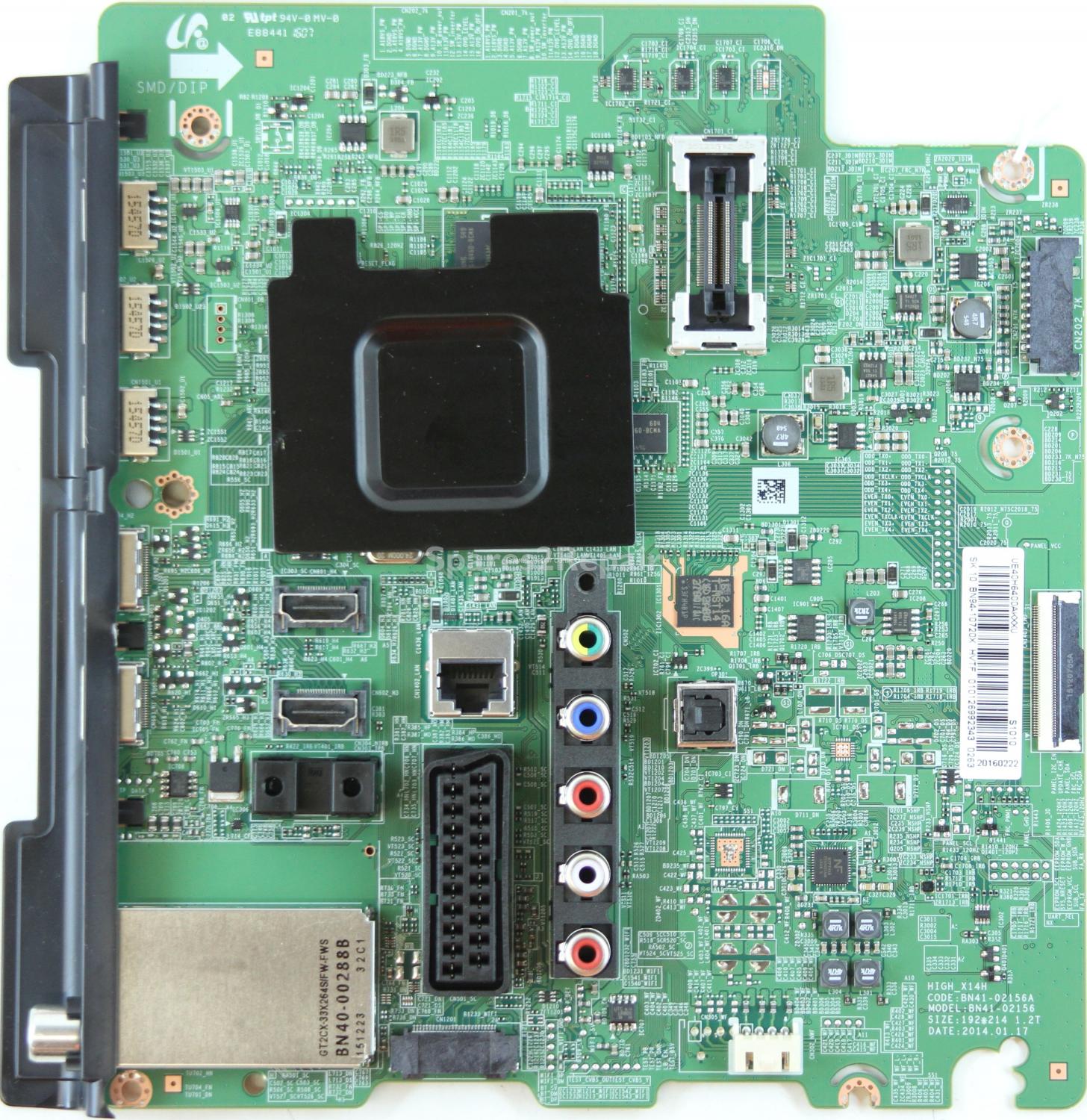 Samsung UE40H6400AK - Main AV - BN94-10720X - BN41-02156A - HIGH_X14H