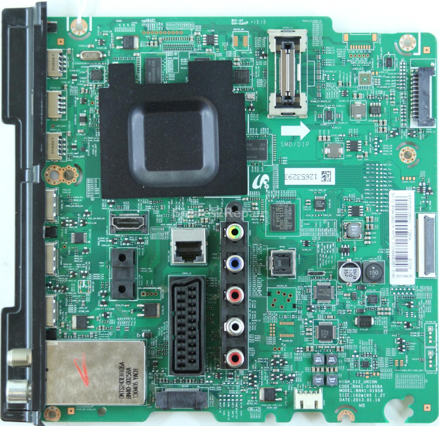 Samsung UE50F6500 - Main AV - BN94-06221N - BN41-01958A - HIGH_X12_UNION