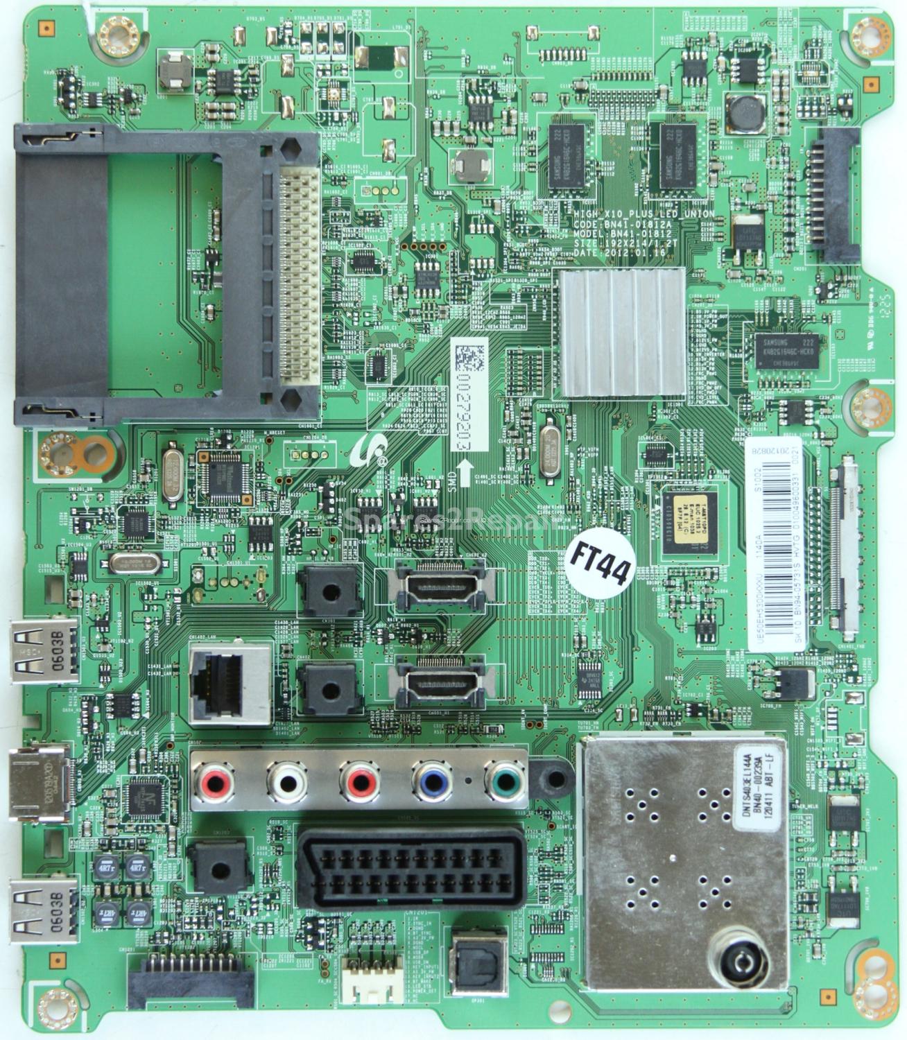 Samsung UE50EH5300KX - Main AV - BN94-05731S - BN41-01812A - HIGH_X10_PLUS_LED_UNION
