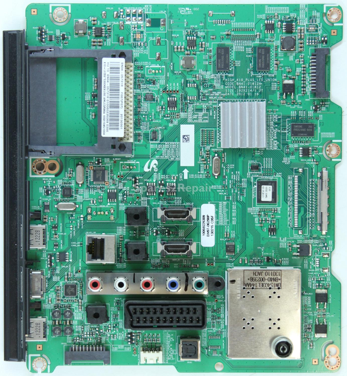 Samsung UE32EH5300 - Main AV - BN97-06298P - BN94-05731R - BN41-01812A - HIGH_X10_PLUS_LED_UNION