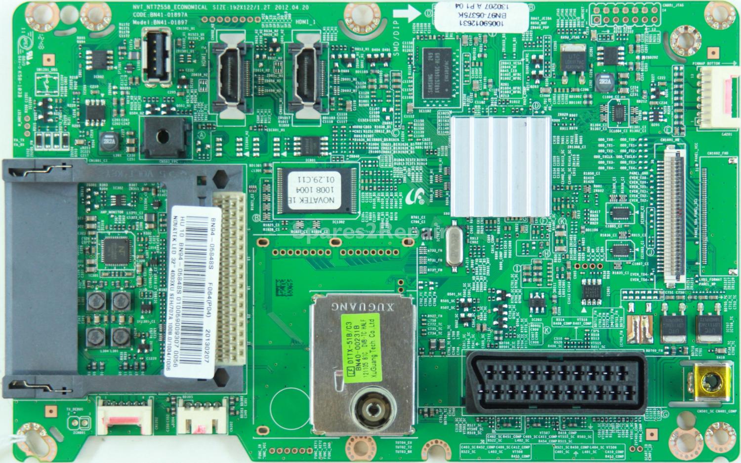Samsung UE32EH4003W - Main AV - BN94-05848S - BN97-05375K - BN41-01897A - NVT_NT72558_ECONOMICAL