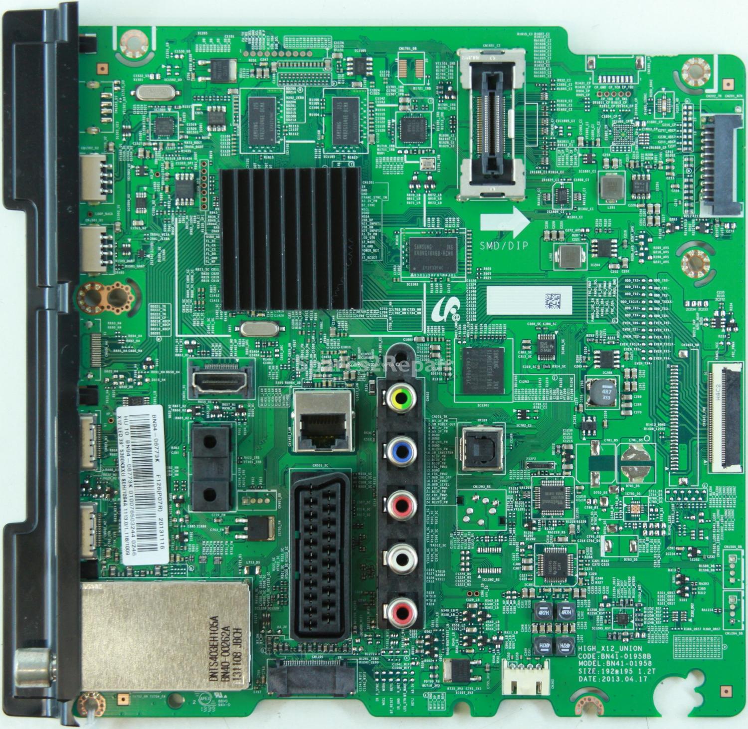 Samsung UE39F5300AK - Main AV - BN94-06773K - BN41-01958B - HIGH_X12_UNION