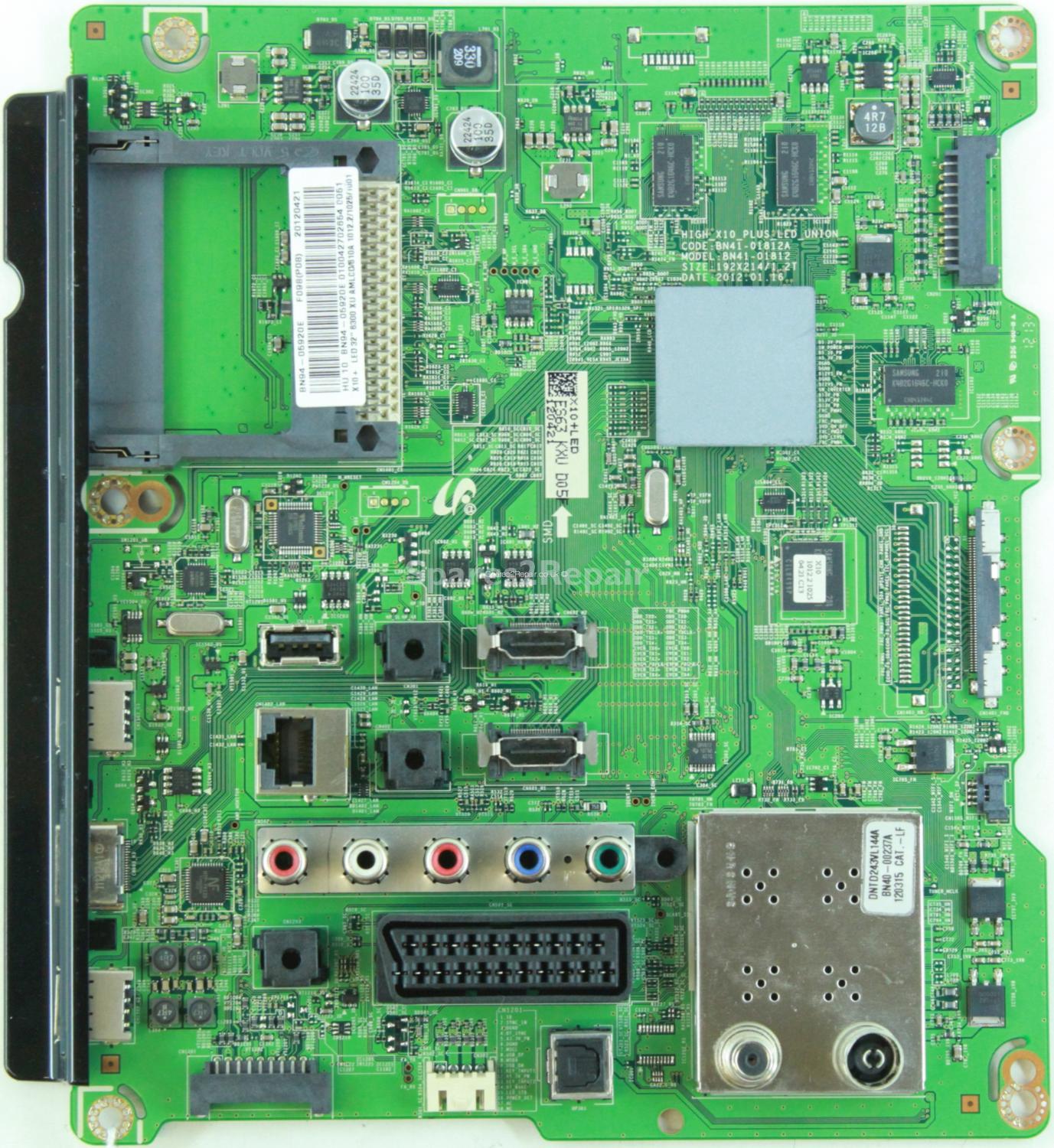 Samsung UE32ES6300 - Main AV - BN94-05920E - BN41-01812A - HIGH_X10_PLUS_LED_UNION