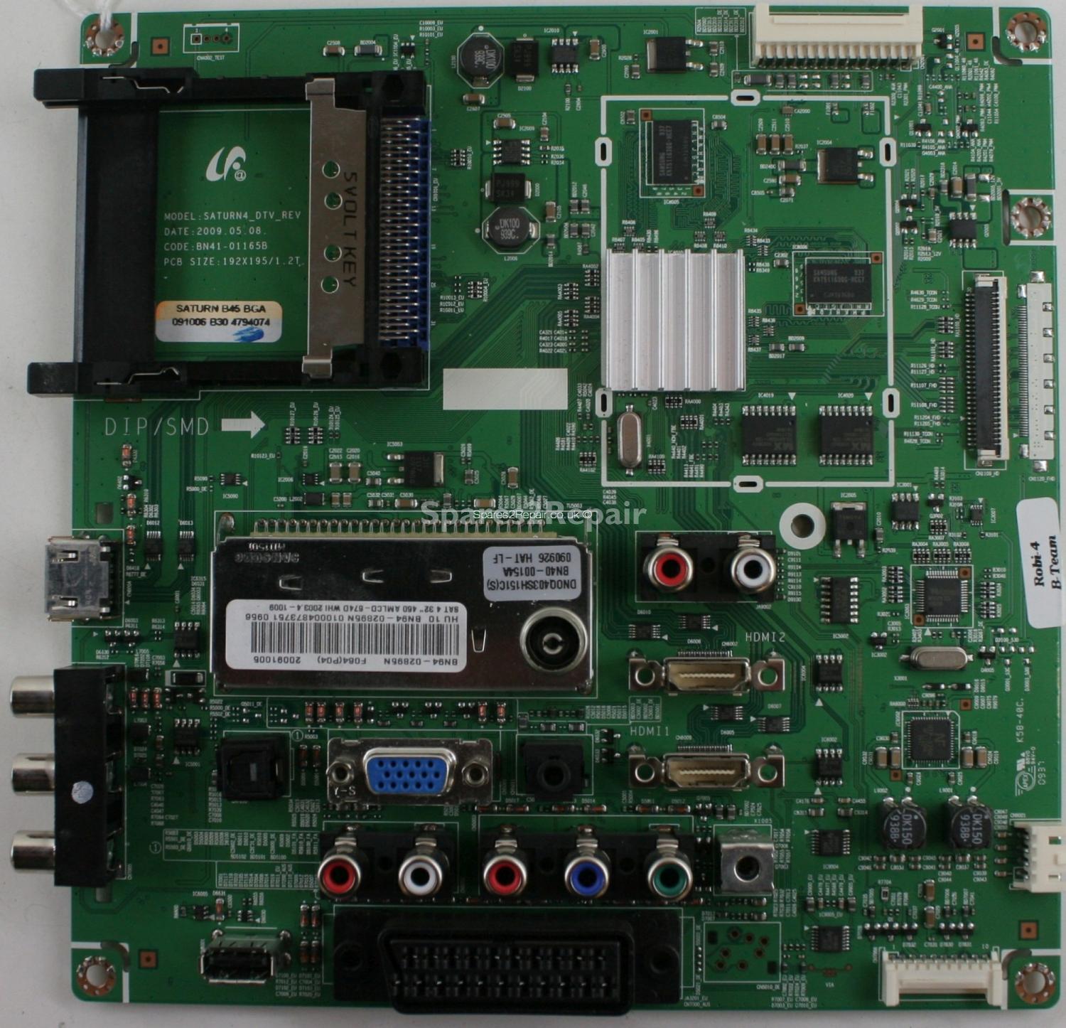 Samsung LE32B460B2W - Main AV - BN41-01165B - BN94-02895N - SATURN4_DTV_REV